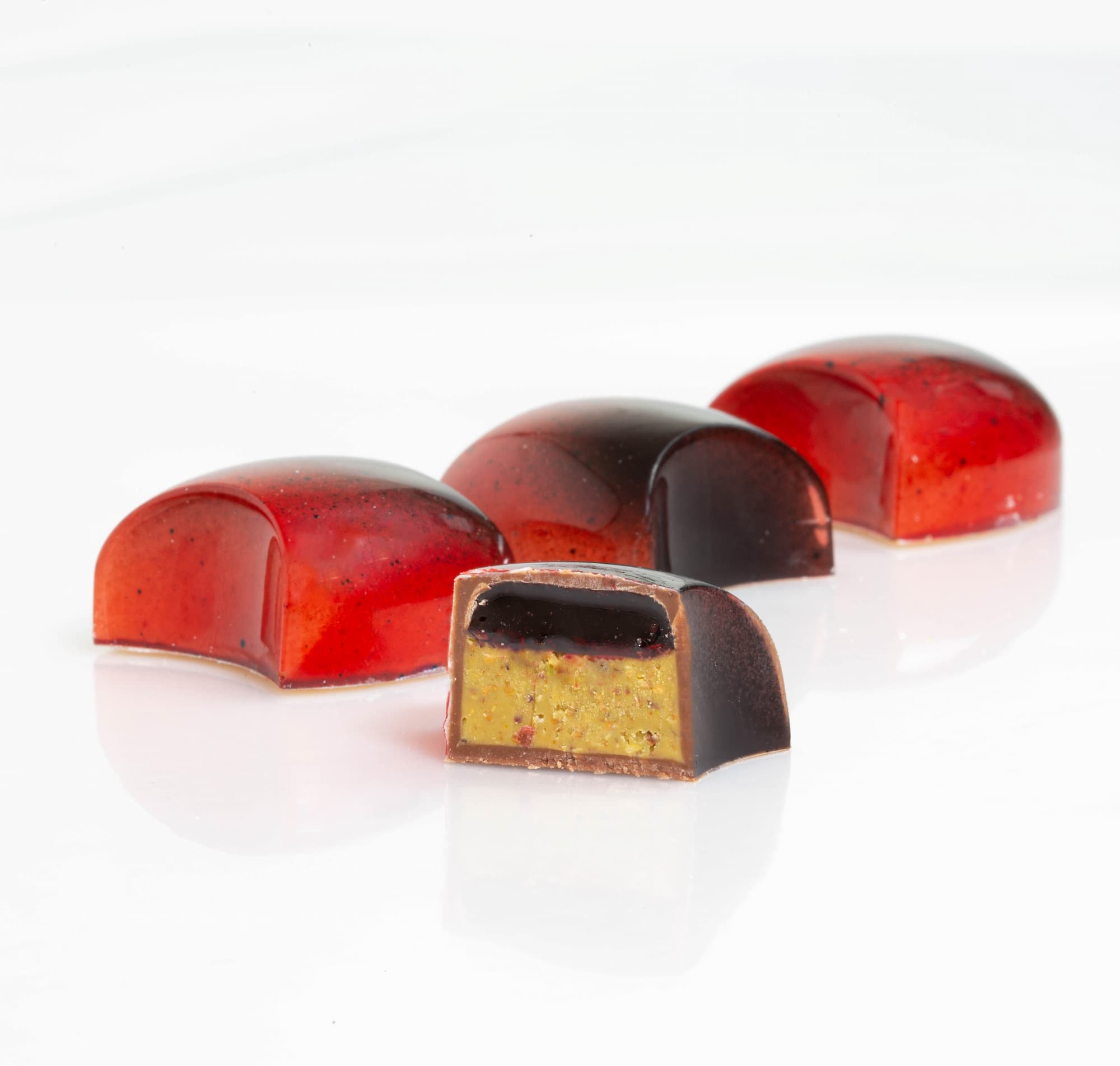 PRALINA PISTACCHIO E RIBES NERO